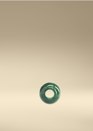 GAMIN Charms Mod. 020087GA green bottle